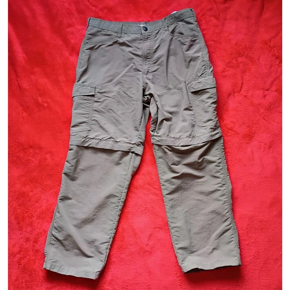 Wrangler ATG Men's Outdoor Hiking Pant Convertible Trail Jogger 36x30 Gray